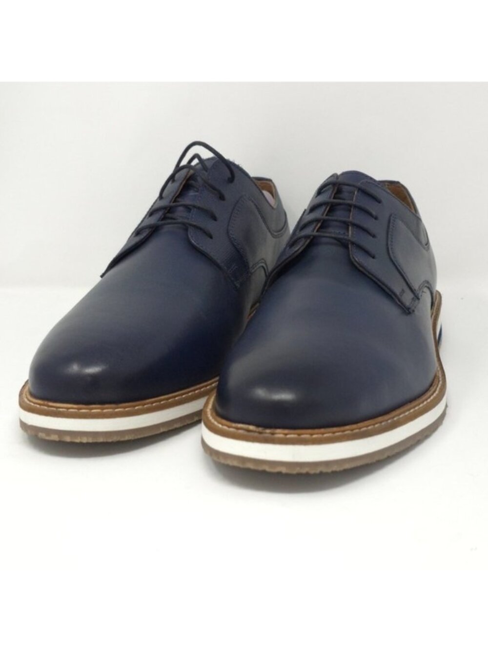 Thomas & Vine Glover Black Leather Plain Toe Derby 9.5M